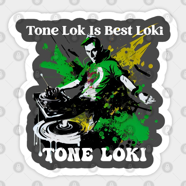 Tone Lok is Best Loki Sticker by happymeld